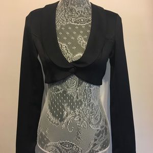 H&M Satin Crop Jacket Top